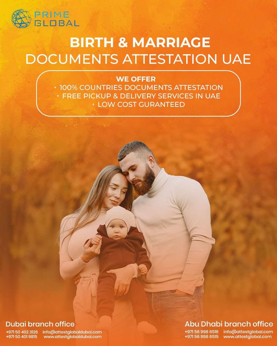 UAE Attestation for Foreign Marriage and Birth Certificates