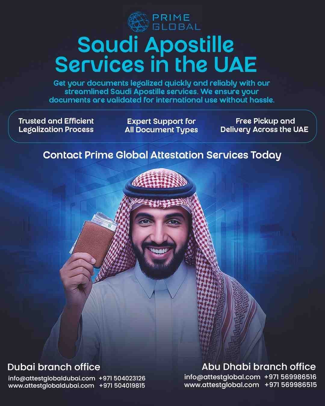 Saudi Apostille Attestation UAE – Verified Documents for Saudi Use