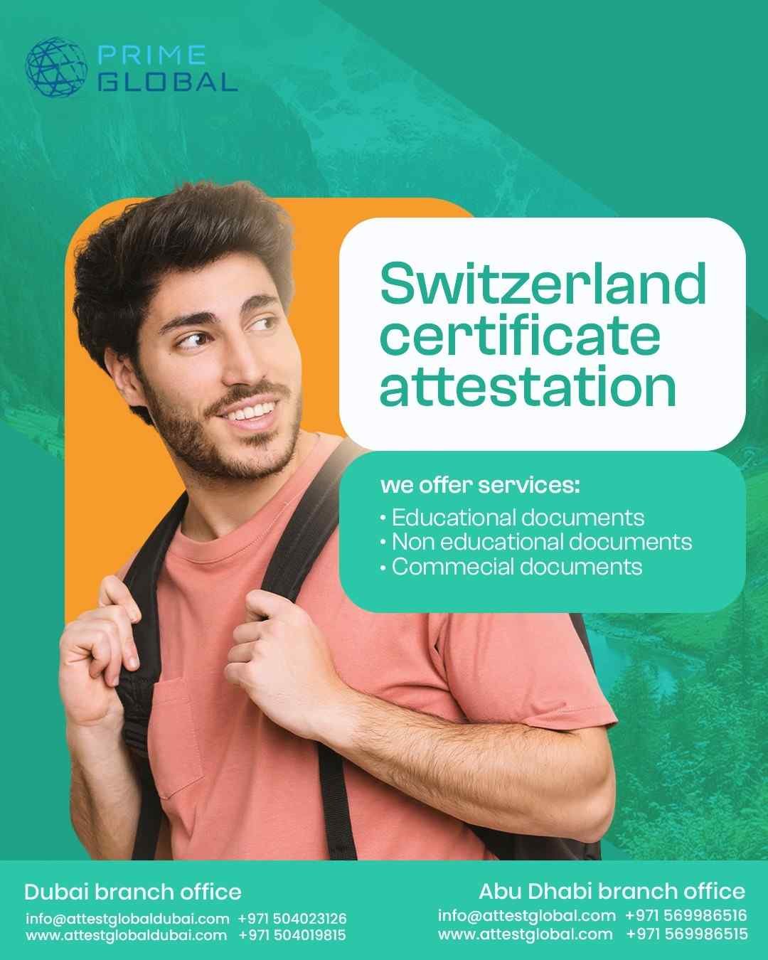 UAE MOFA Attestation for Switzerland Certificates – Quick Processing