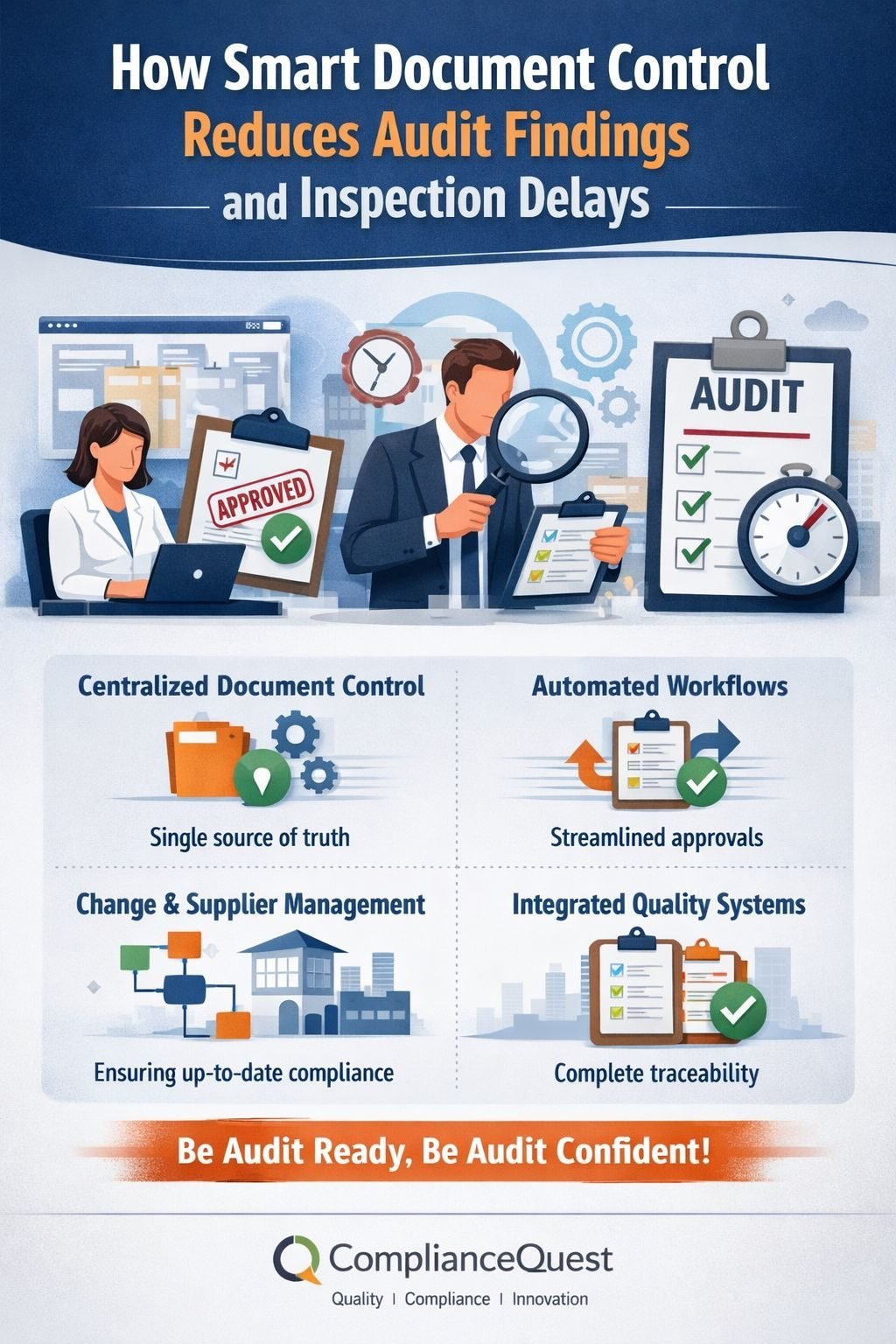 How Smart Document Control Reduces Audit Findings and Inspection Delays